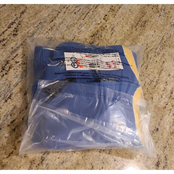 New! Vintage Enyce Womens Sz 1X Blue Gold Short Sleeve Full Zip Hoodie Y2K - Picture 12 of 12